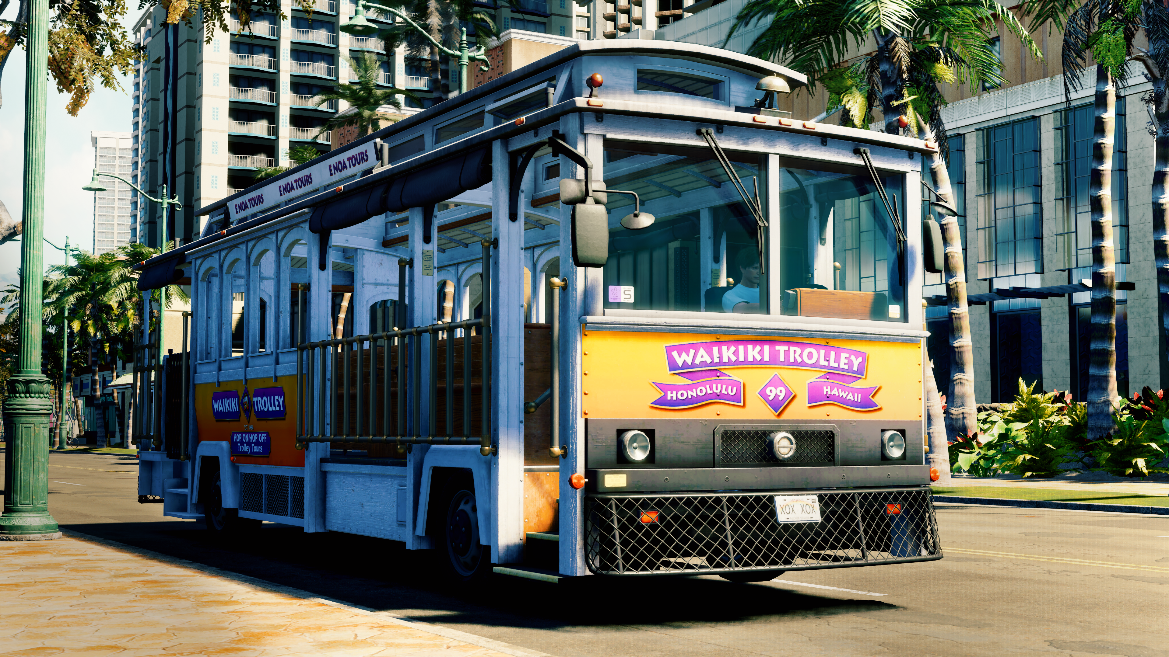 龍が如く8外伝 Pirates in Hawaii』×「ワイキキトロリー」のコラボ